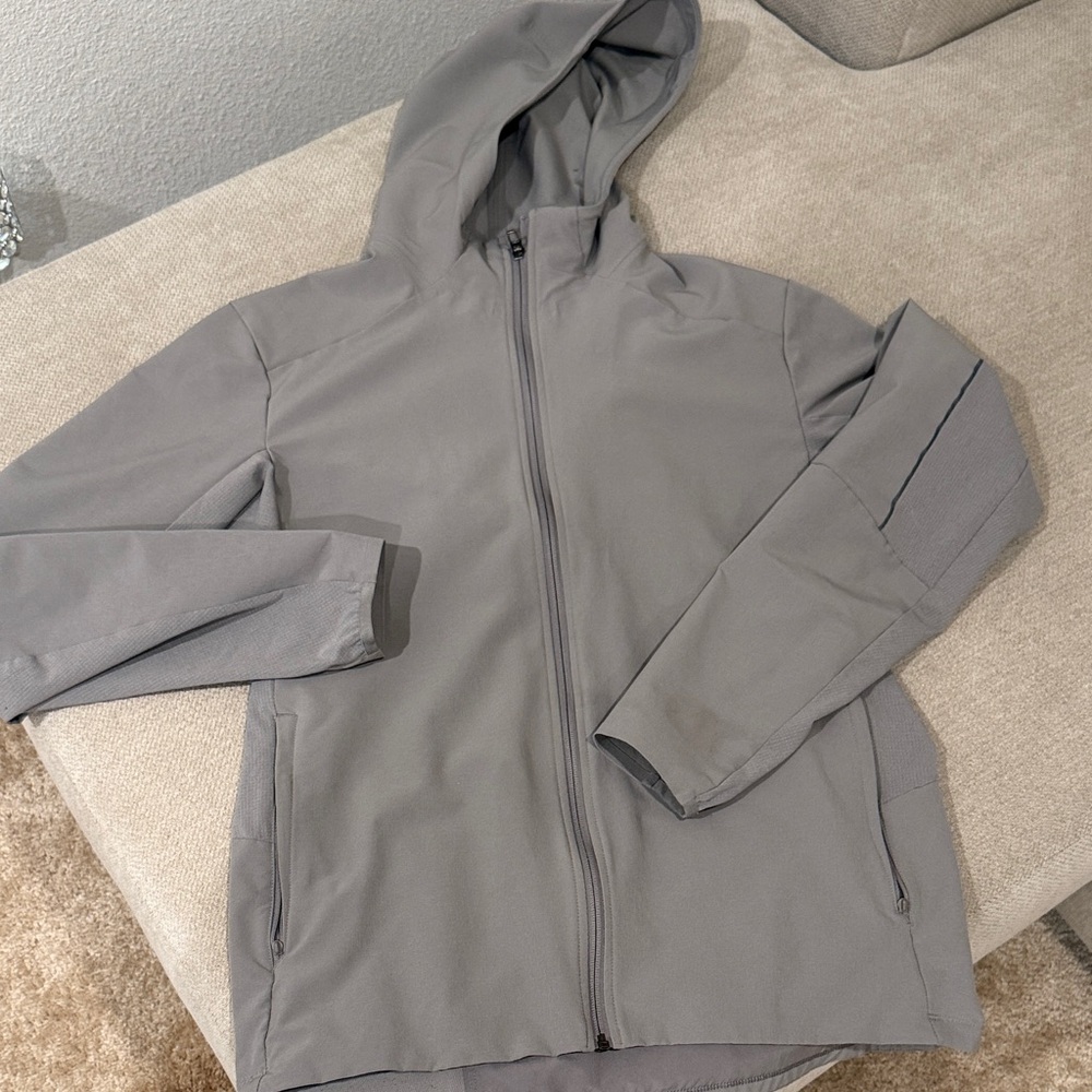 Lululemon Men's Gray windbreaker jacket